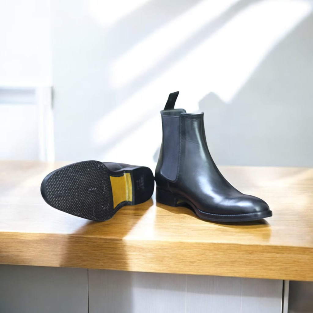 Handmade Full Grain Leather Chelsea Boots