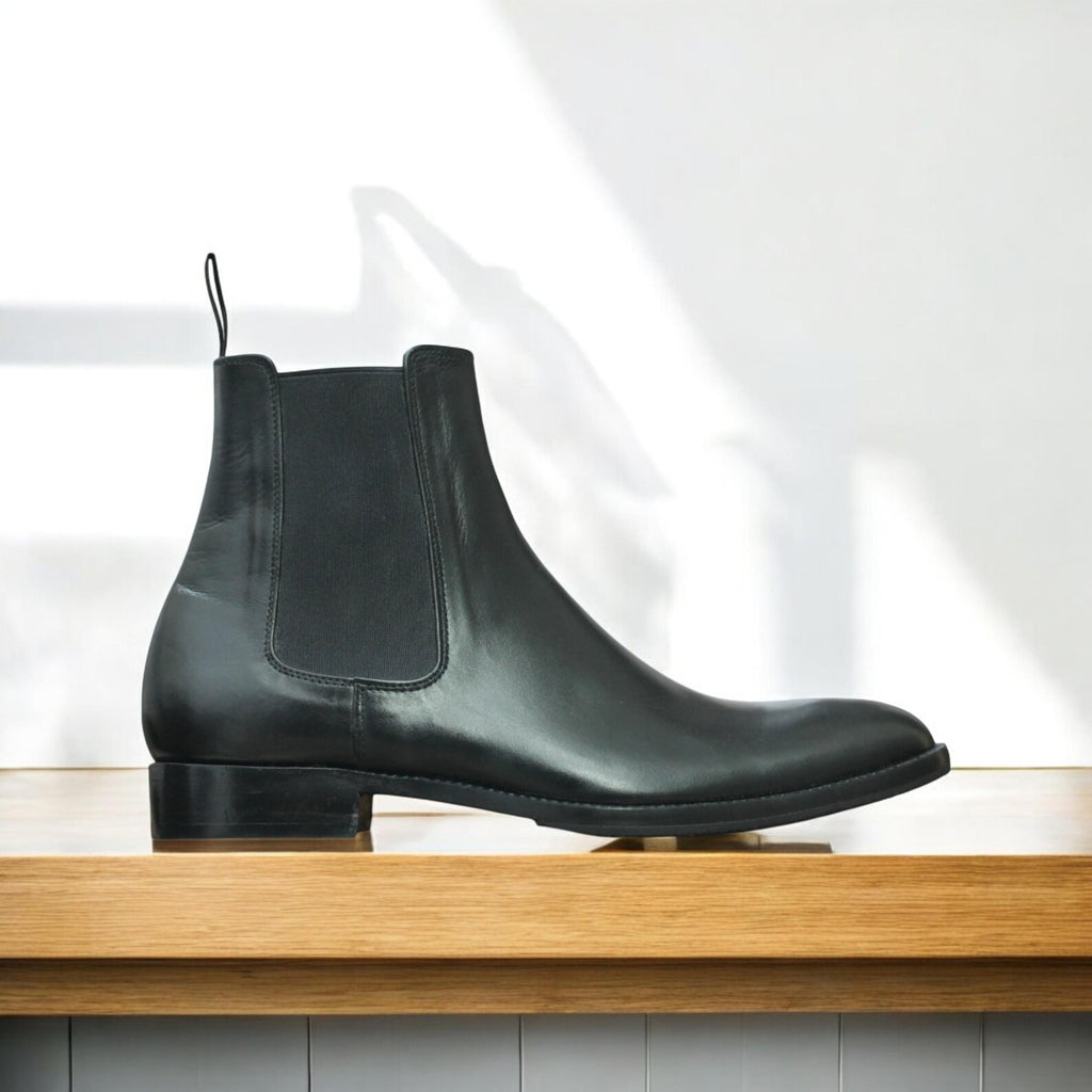 Handmade Full Grain Leather Chelsea Boots