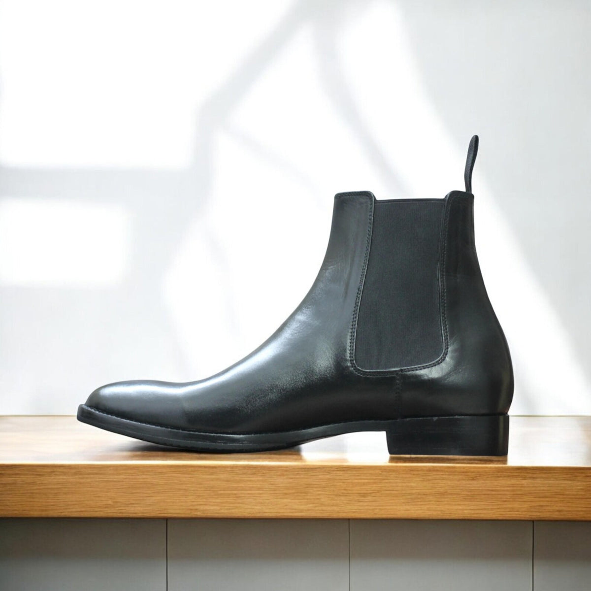 Handmade Full Grain Leather Chelsea Boots