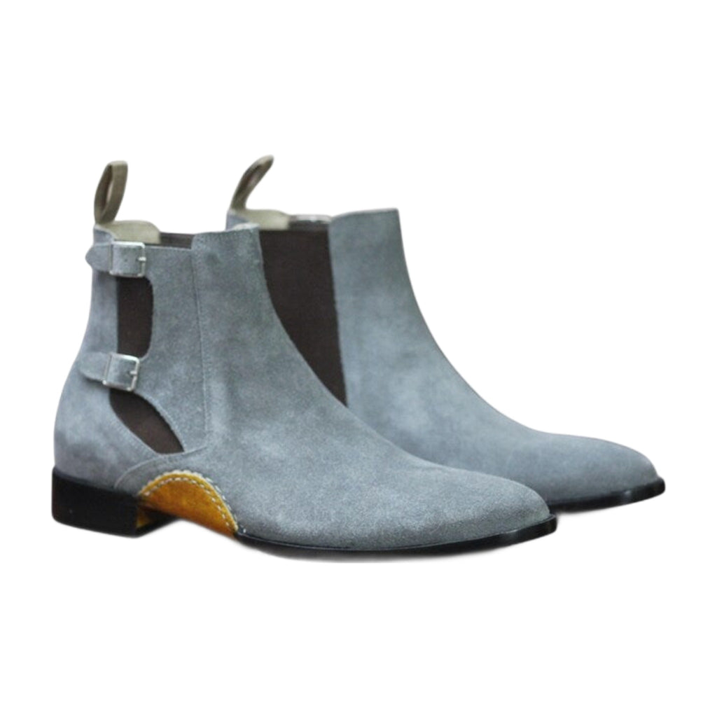 Handmade Chelsea Suede Leather Boots