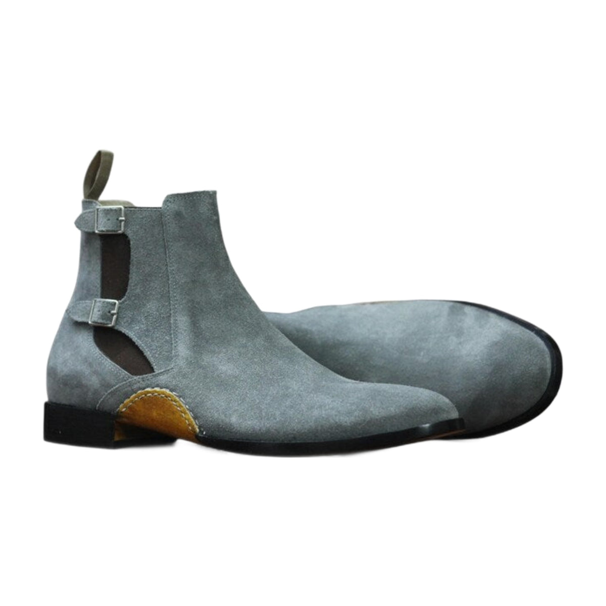 Handmade Chelsea Suede Leather Boots