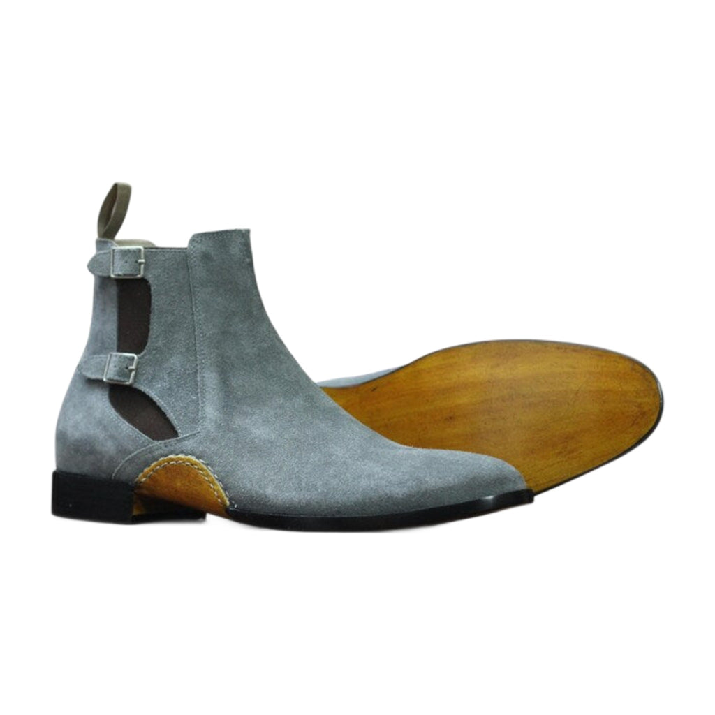 Handmade Chelsea Suede Leather Boots