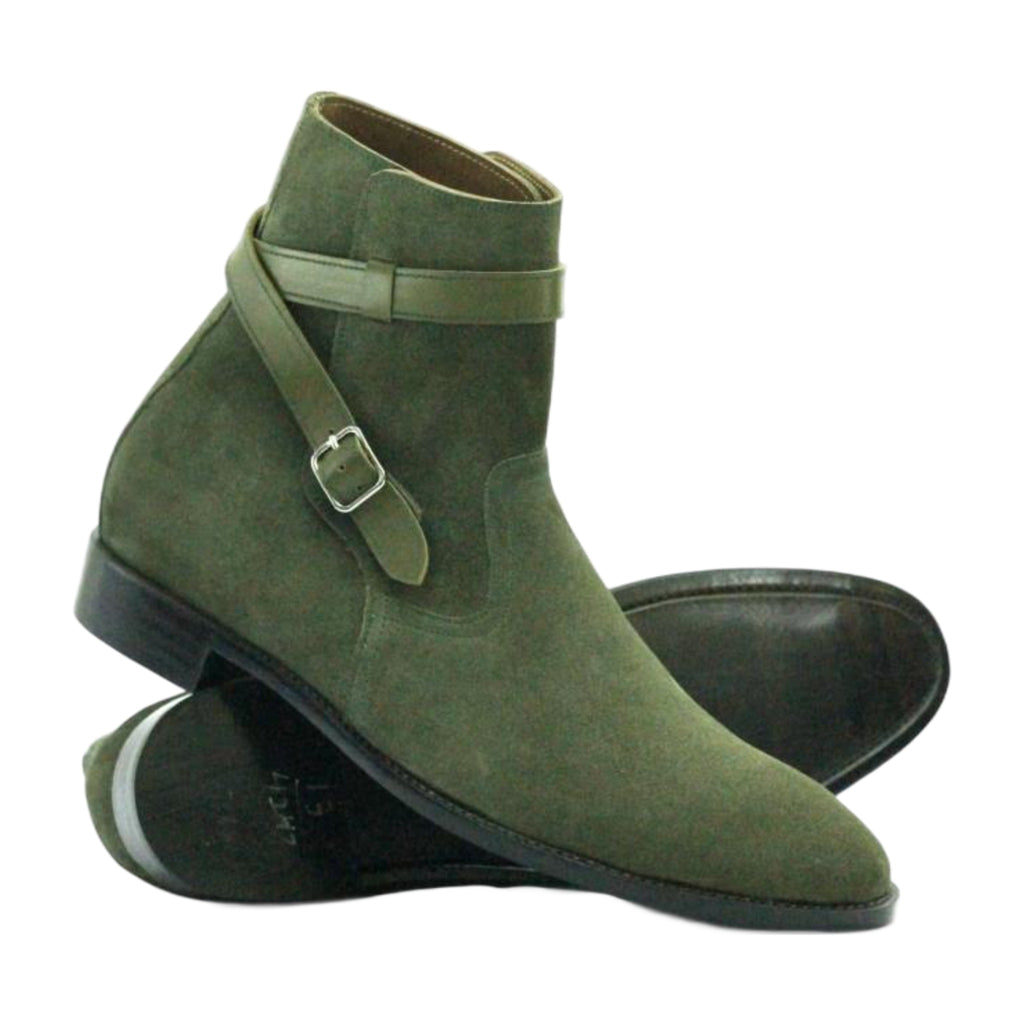 Suede Jodhpurs Ankle Boots