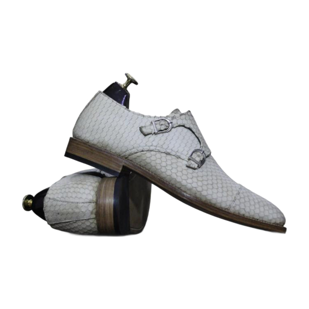 Handmade Double Monk Strap Shoes