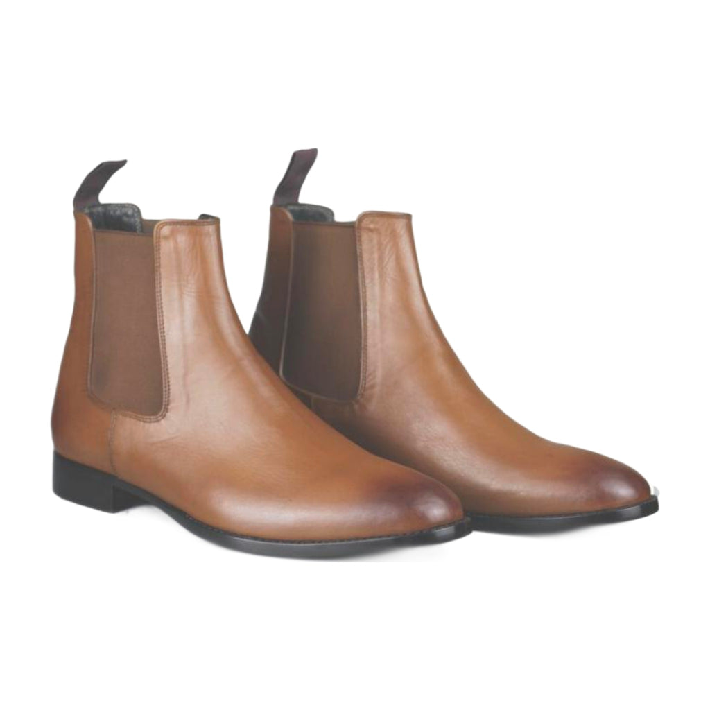 Full Grain Leather Chelsea Boots