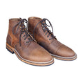 Handmade Leather Cap-Toe Work Boots
