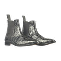Crocodile Embossed Chelsea Boots