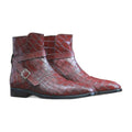 Alligator Print Jodhpurs Boots